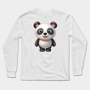 Cute Panda Long Sleeve T-Shirt